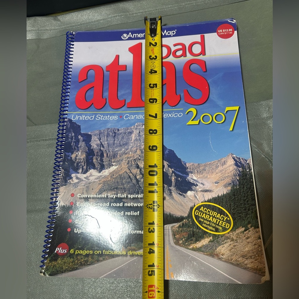 Rand McNally Road Atlas 2007 Spiral-Bound Travel Map USA